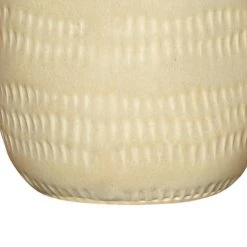 Benzara, 7" Beige Ceramic Vase with Pot Bellied Design -Party Decorations Sales Shop benzara 7 beige ceramic vase with pot bellied design14229326 a03NOWA