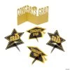 Black & Gold Foil Graduation Centerpiece Kit - 5 Pc. -Party Decorations Sales Shop black and gold foil graduation centerpiece kit 5 pc 14096873