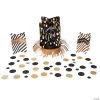 Black & Gold Graduation Table Decorating Kit - 23 Pc. -Party Decorations Sales Shop black and gold graduation table decorating kit 23 pc 13729383