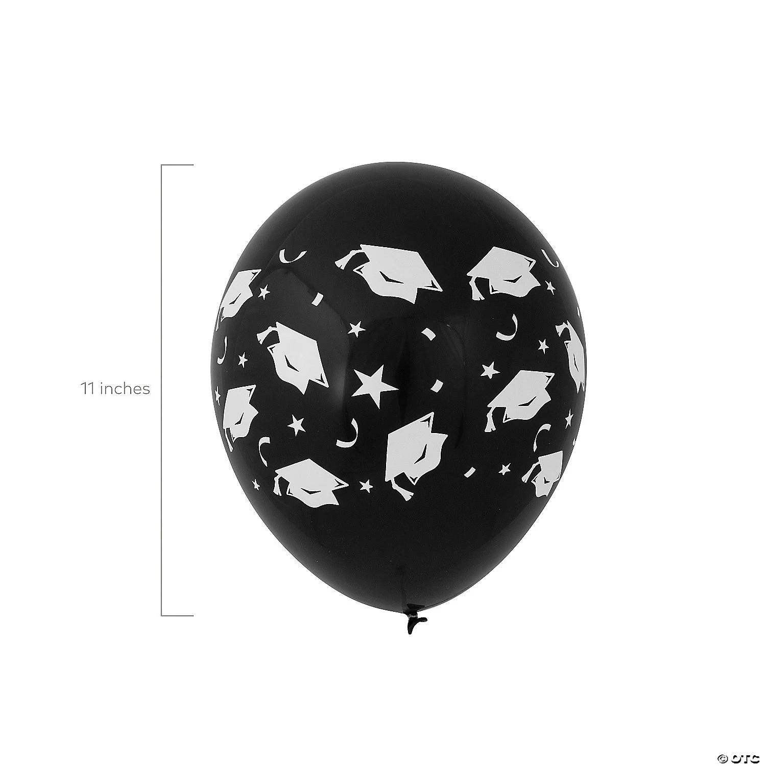 Black & White Graduation 11" Latex Balloons - 24 Pc. 3 Black & White Graduation 11" Latex Balloons - 24 Pc.