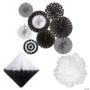 Hanging Decorating Kit - 20 Pc. -Party Decorations Sales Shop black and white hanging decorating kit 20 pc 13980050