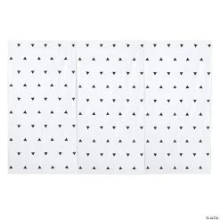 Black & White Triangle Backdrop - 3 Pc.