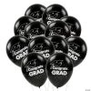 Congrats Grad 11" Latex Balloons - 48 Pc. 1 Congrats Grad 11" Latex Balloons - 48 Pc. -Party Decorations Sales Shop black congrats grad 11 latex balloons 48 pc 17 155