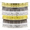 Fringe Garland Backdrop - 6 Pc. -Party Decorations Sales Shop black gold and silver fringe garland backdrop 6 pc 13943288