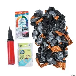 Black, Gold & Silver Latex Balloon 50-Ft. Garland Kit - 147 Pc. -Party Decorations Sales Shop black gold and silver latex balloon 50 ft garland kit 147 pc 13911244 a02