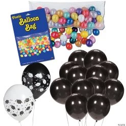 Black Graduation Balloon Drop Kit - 97 Pc.