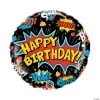 Black Happy Birthday Superhero 18" Mylar Balloon 2 Black Happy Birthday Superhero 18" Mylar Balloon -Party Decorations Sales Shop black happy birthday superhero 18 mylar balloon13930361