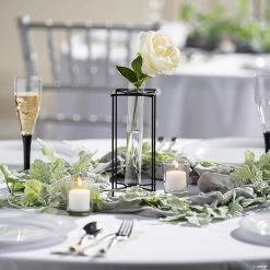 Black Metal Framed Glass Bud Vase -Party Decorations Sales Shop black metal framed glass bud vase13948170 a02