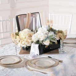 Black Mini Suitcase Centerpiece -Party Decorations Sales Shop black mini suitcase centerpiece13737189 a03