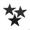 Metallic Stars - 12 Pc. 2 Metallic Stars - 12 Pc. -Party Decorations Sales Shop black small metallic stars 12 pc 70 1130