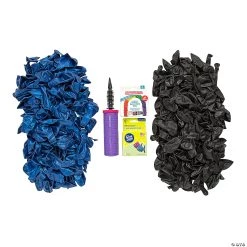 Solid Color & Black Latex Balloon Garland Kit - 291 Pc. 5 Solid Color & Black Latex Balloon Garland Kit - 291 Pc. -Party Decorations Sales Shop blue and black latex balloon garland kit 291 pc 13983780 a01