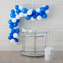 25-Ft. White Balloon Garland Kit with Air Pump - 291 Pc.