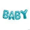 Blue Baby 14" Mylar Balloon Banner - 4 Pc. 1 Blue Baby 14" Mylar Balloon Banner - 4 Pc. -Party Decorations Sales Shop blue baby 14 mylar balloon banner 4 pc 13839064