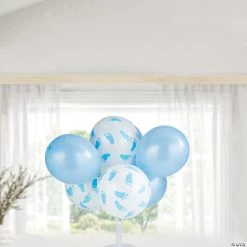Blue Baby Shower Latex Balloon Bouquet Centerpieces - 53 Pc. -Party Decorations Sales Shop blue baby shower latex balloon bouquet centerpieces 53 pc 13960725 a02