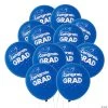 Congrats Grad 11" Latex Balloons - 48 Pc. 2 Congrats Grad 11" Latex Balloons - 48 Pc. -Party Decorations Sales Shop blue congrats grad 11 latex balloons 48 pc 17 138