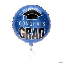 Congrats Grad 18" Mylar Balloons - 3 Pc.