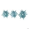 Blue Glitter Snowflakes Centerpiece -Party Decorations Sales Shop blue glitter snowflakes centerpiece4 5057