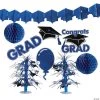 Graduation Party Decorating Kit - 9 Pc. -Party Decorations Sales Shop blue graduation party decorating kit 9 pc 13639176