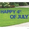 Blue Happy 4th of July Yard Sign 2 Blue Happy 4th of July Yard Sign -Party Decorations Sales Shop blue happy 4th of july yard sign13968343