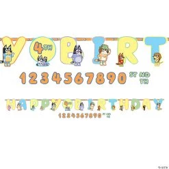 Bluey Party Add-an-Age Birthday Banner