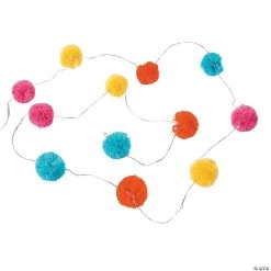 Boho Pom-Pom LED String Lights