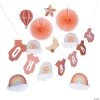 Boho Rainbow Baby Shower Decorating Kit - 10 Pc.