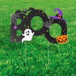 Boo Halloween Yard Sign