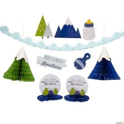 Born to Move Mountains Decorating Kit - 10 Pc.