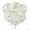 Bright Confetti 12" Latex Balloons - 6 Pc. -Party Decorations Sales Shop bright confetti 12 latex balloons 6 pc 14090487
