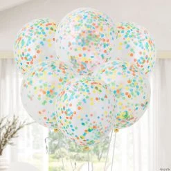 Bright Confetti 12" Latex Balloons - 6 Pc. -Party Decorations Sales Shop bright confetti 12 latex balloons 6 pc 14090487 a03