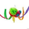 Bright Hanging Flowers with Streamers -Party Decorations Sales Shop bright hanging flowers with streamers13971929
