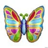 Bright Multicolor Butterfly 25" Mylar Balloon -Party Decorations Sales Shop bright multicolor butterfly 25 mylar balloon14214247