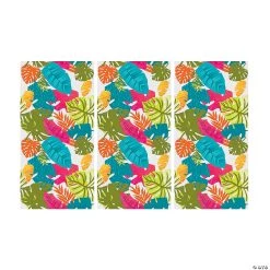 Bright Tropical Leaf Backdrop Banner - 3 Pc. -Party Decorations Sales Shop bright tropical leaf backdrop banner 3 pc 13822653 a01