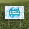 Bubble Station Yard Sign -Party Decorations Sales Shop bubble station yard sign14104687
