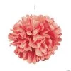 Hanging Tissue Paper Pom-Pom Decorations - 6 Pc. -Party Decorations Sales Shop bubblegum pink hanging tissue paper pom pom decorations 6 pc 13725244