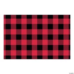 Buffalo Plaid Backdrop Banner