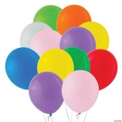 Bulk 11" Latex Balloon Assortment - 576 Pc.
