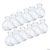 Bulk Clear Bulb Shape Glass Bud Vases - 12 Pc. 2 Bulk Clear Bulb Shape Glass Bud Vases - 12 Pc. -Party Decorations Sales Shop bulk clear bulb shape glass bud vases 12 pc 14211804