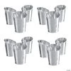 Bulk Galvanized Vases - 12 Pc. 2 Bulk Galvanized Vases - 12 Pc. -Party Decorations Sales Shop bulk galvanized vases 12 pc 14211800