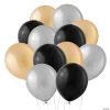 Bulk Silver, Gold & Black 11" Latex Balloon Assortment - 144 Pc. 1 Bulk Silver, Gold & Black 11" Latex Balloon Assortment - 144 Pc. -Party Decorations Sales Shop bulk silver gold and black 11 latex balloon assortment 144 pc 13614621