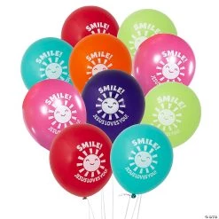 Bulk Smile Jesus Loves You 11" Latex Balloons - 144 Pc.