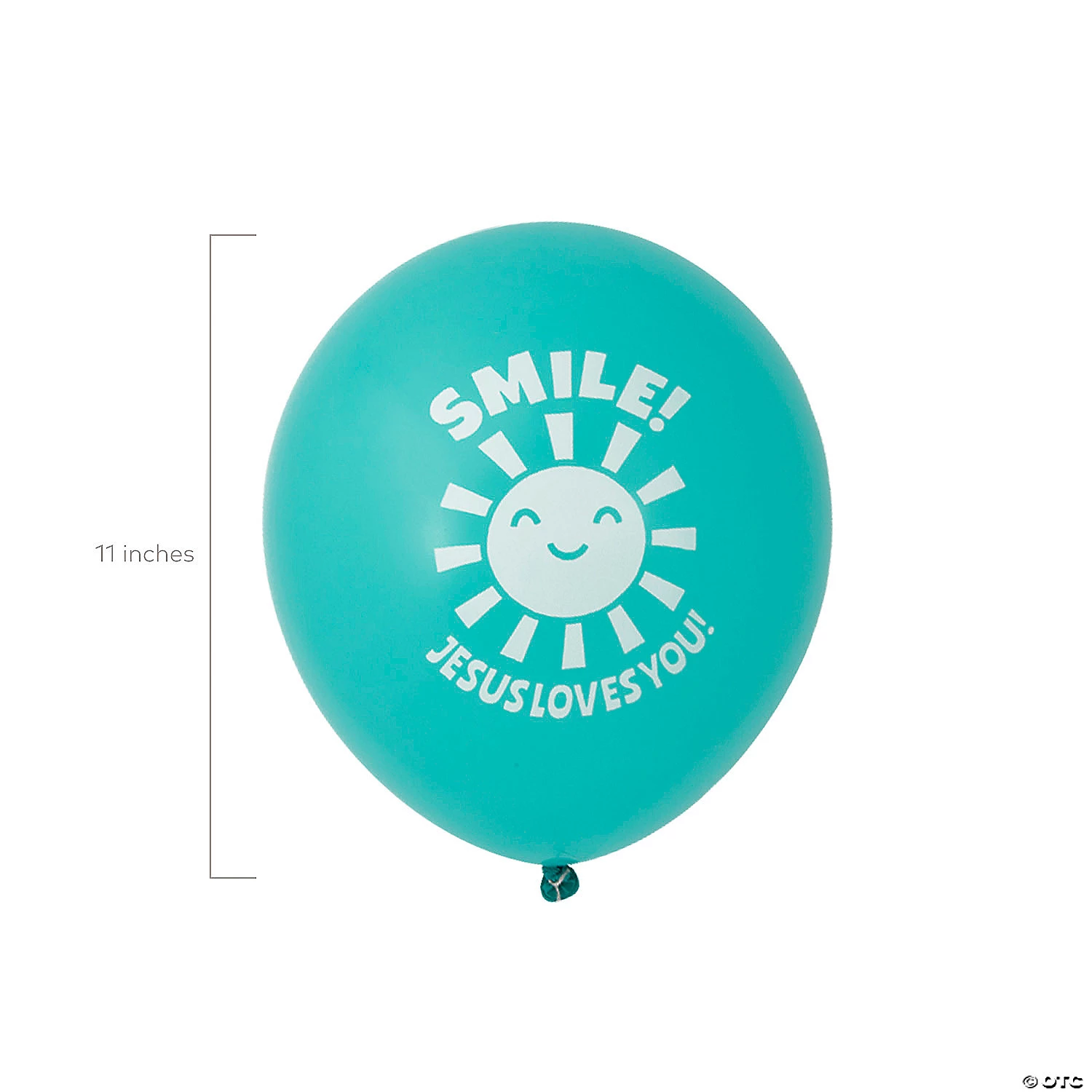 Bulk Smile Jesus Loves You 11" Latex Balloons - 144 Pc. 4 Bulk Smile Jesus Loves You 11" Latex Balloons - 144 Pc. - Image 2