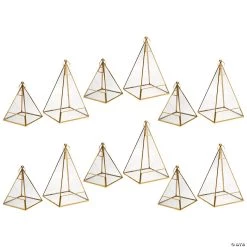 Bulk Terrarium Glass Lanterns - 12 Pc.