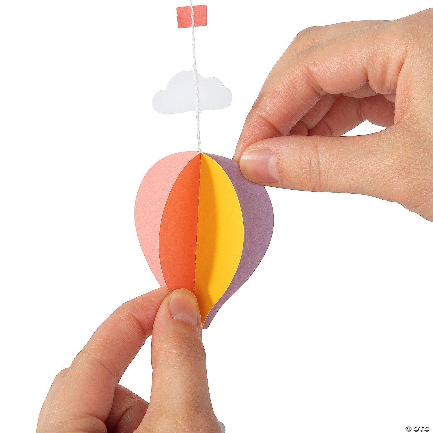 Bundle of Joy Stork Party Hot Air Balloon Hanging Decorations - 6 Pc. 4 Bundle of Joy Stork Party Hot Air Balloon Hanging Decorations - 6 Pc. - Image 2