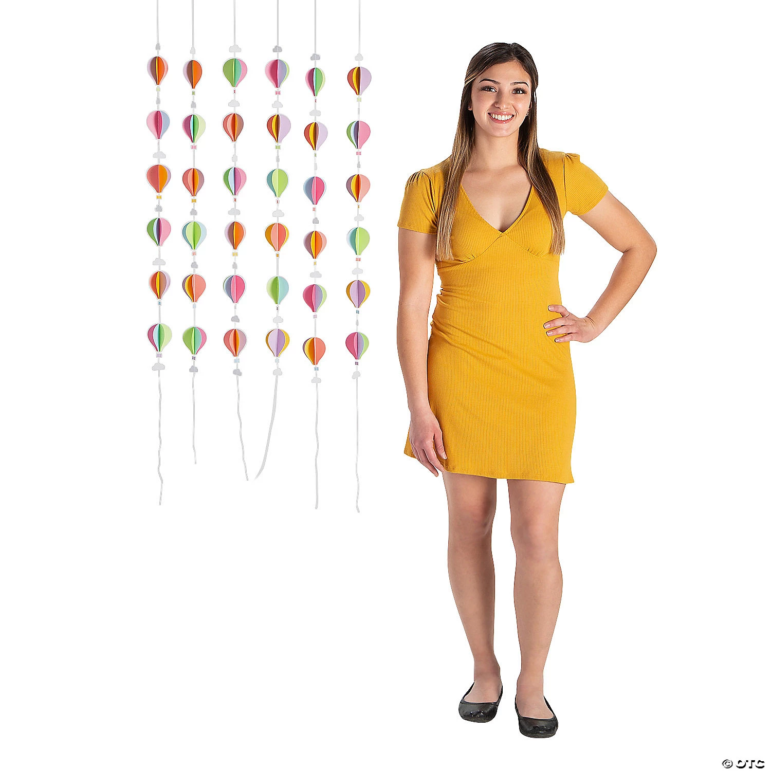 Bundle of Joy Stork Party Hot Air Balloon Hanging Decorations - 6 Pc. 3 Bundle of Joy Stork Party Hot Air Balloon Hanging Decorations - 6 Pc.