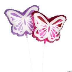 Butterfly 18" Mylar Balloons - 2 Pc.