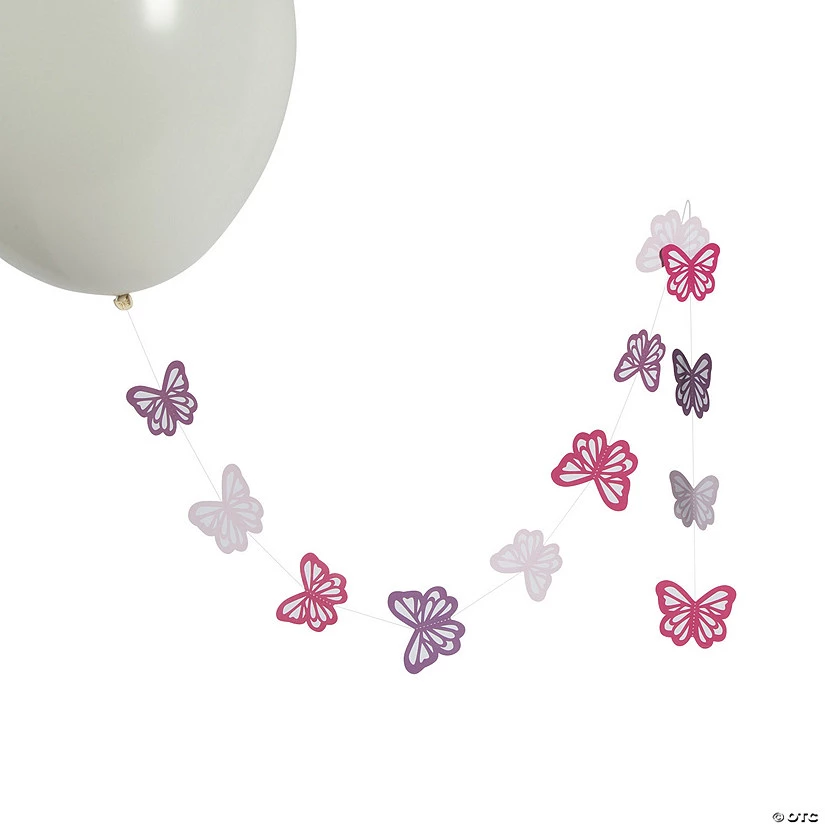 Butterfly Balloon Tails - 6 Pc. 3 Butterfly Balloon Tails - 6 Pc.