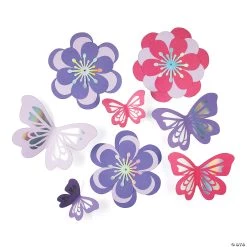 Butterfly Wall Decorating Kit - 8 Pc.