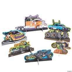 Cars & Trucks Centerpieces - 6 Pc.