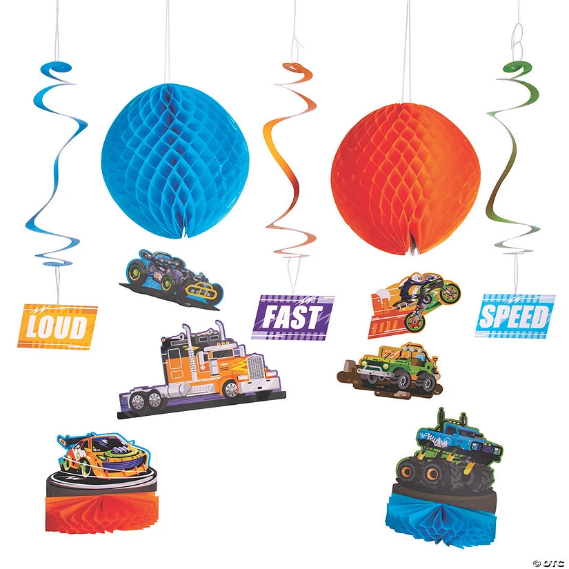 Cars & Trucks Decorating Kit - 11 Pc. 3 Cars & Trucks Decorating Kit - 11 Pc.
